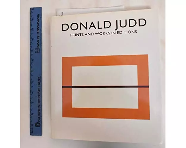 Donald Judd. Prints and Works in Editions
