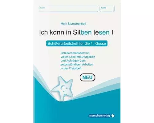 Ich kann in Silben lesen 1 Schülerarbeitsheft für die 1. Klasse