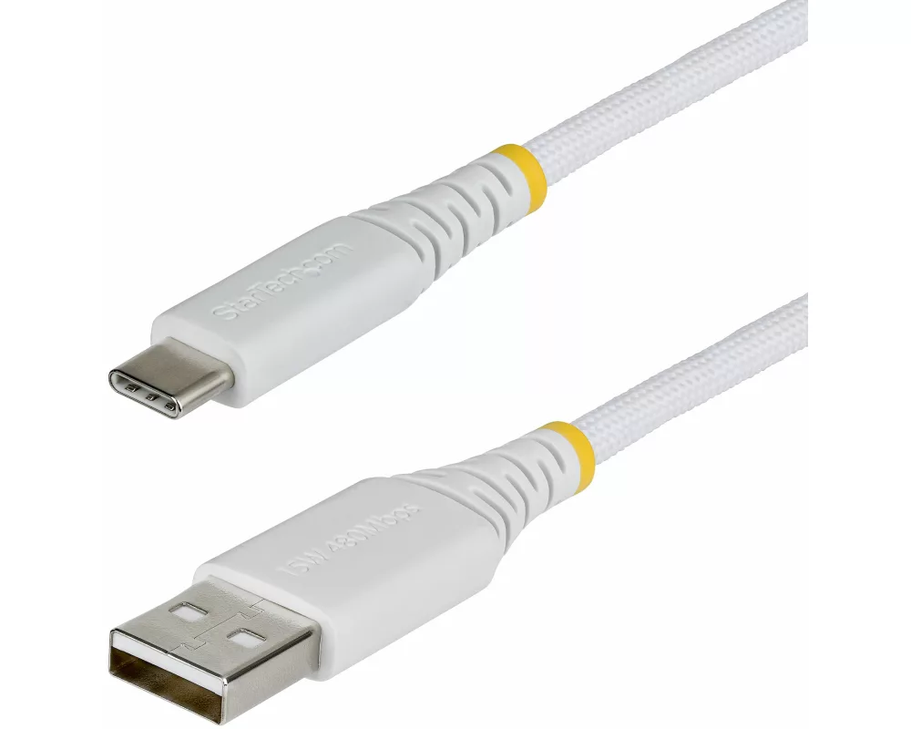 StarTech.com USB2AC30CMBRWH USB Kabel USB 2.0 0,3 m USB A USB C 0,48 Gbit/s 15 W Weiß
