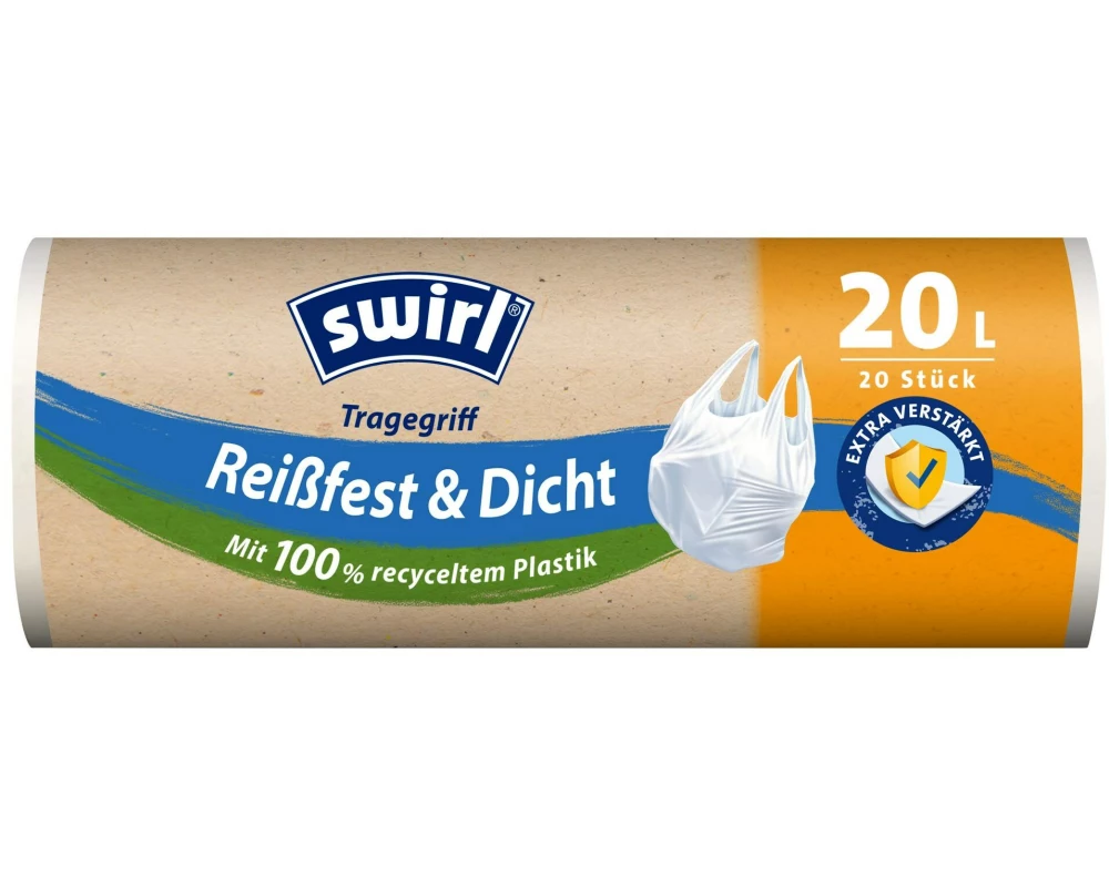 Swirl Müllbeutel Reissfest und Dicht 20 l, 20 Stück