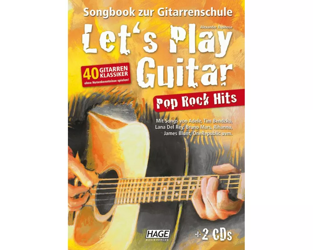 Let's Play Guitar Pop Rock Hits + 2 CDs