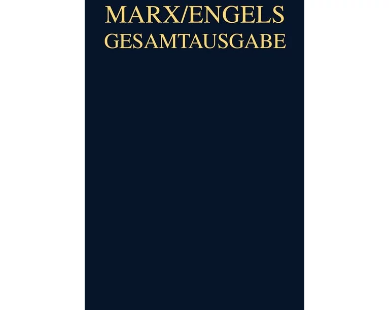 Ökonomische Manuskripte 1857/58 / Karl Marx Apparat