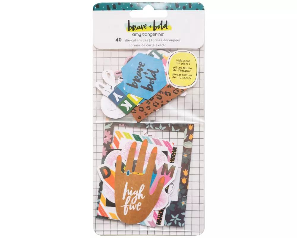 American Crafts Geschenkanhänger Amy Tangerine 40 Stück, Mehrfarbig