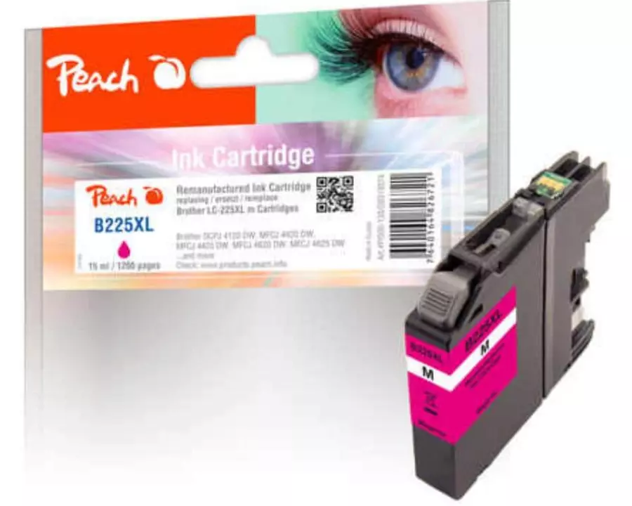 Peach Tinte Brother LC-225XL Magenta