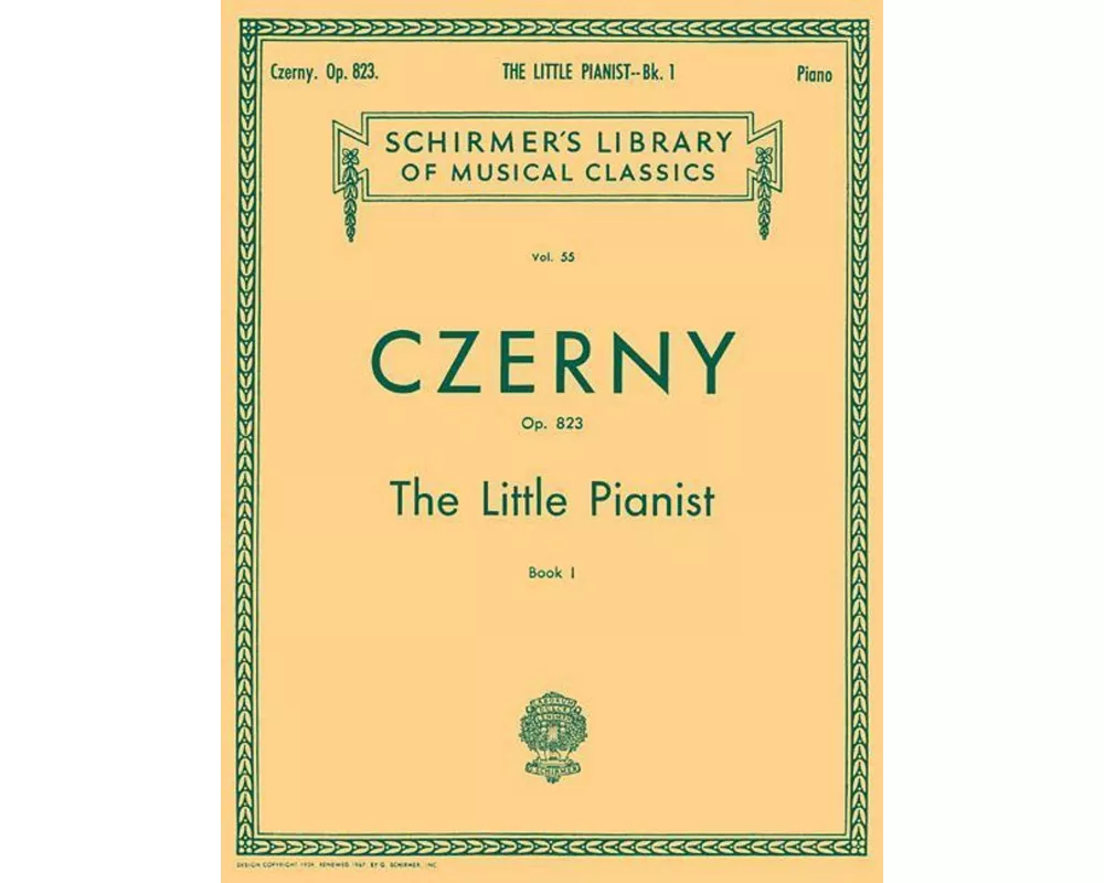Little Pianist, Op. 823 - Book 1