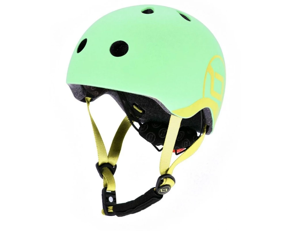Scoot and Ride Kinderhelm Kiwi Grün/Gelb, XXS-S/45 - 50