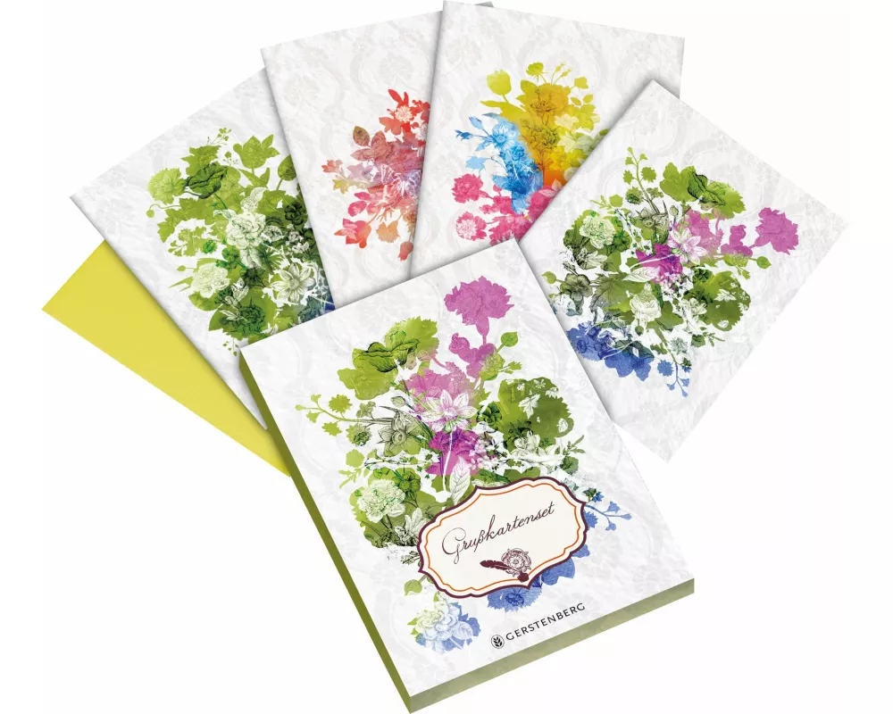 Shakespeares Gärten Grußkartenset