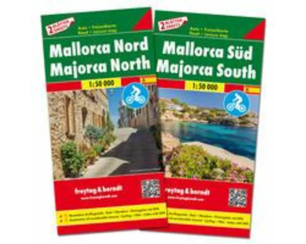 freytag & berndt Straßenkarte Mallorca Set Nord und Süd 1:50.000