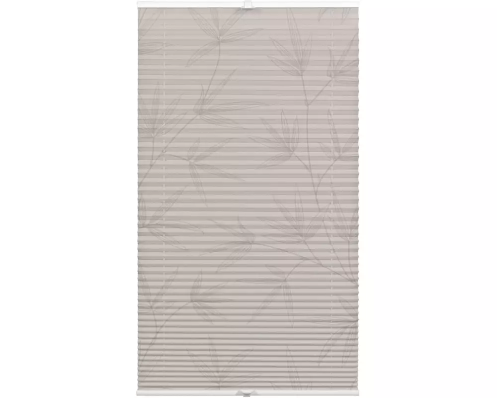 Gardinia Plissée Japandi Bamboo 90 x 130 cm, Hellbraun