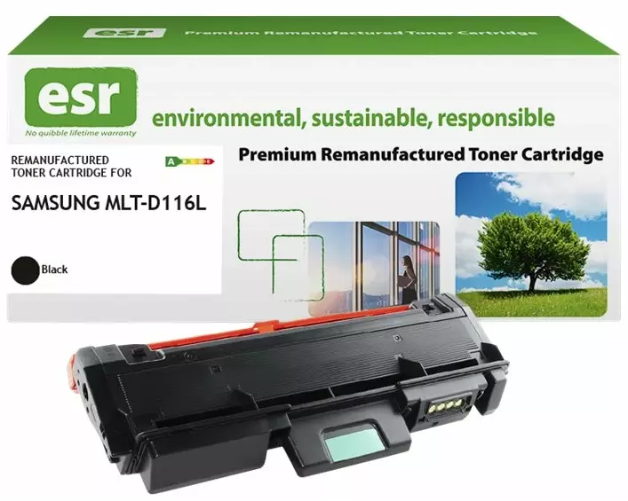 ESR Toner cartridge compatible with Samsung MLT-D116L/SU828A black High Capacity remanufactured 3.000 pages