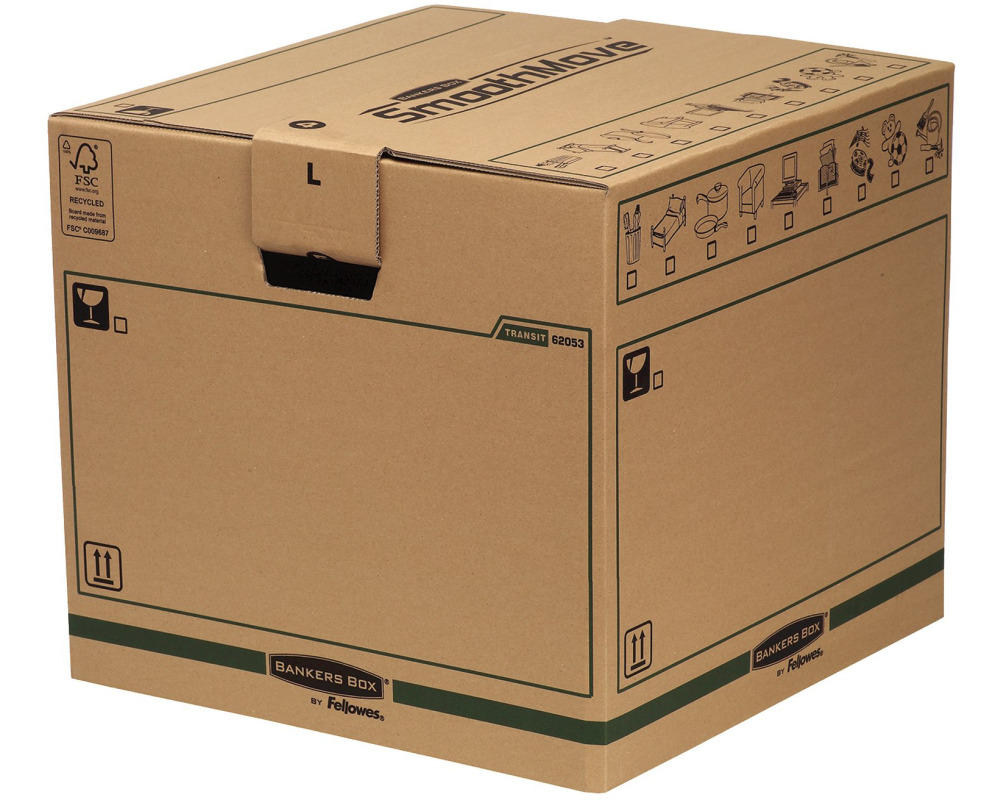 FELLOWES Umzugskarton SmoothMove 6205301 412x480x470mm
