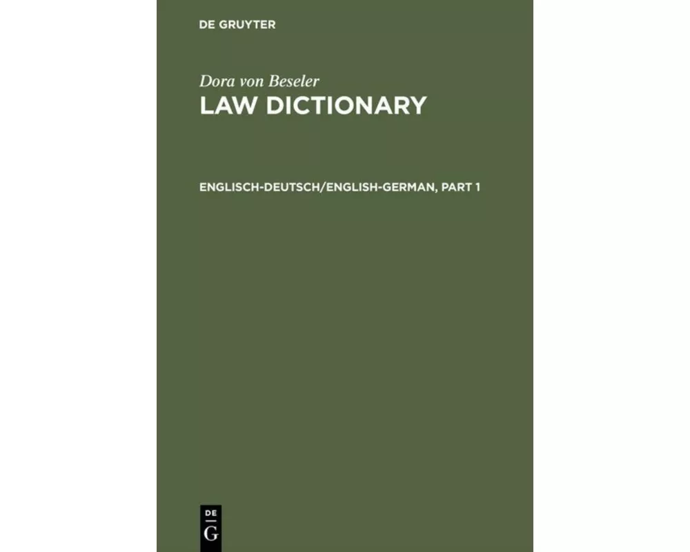 Englisch-Deutsch/English-German