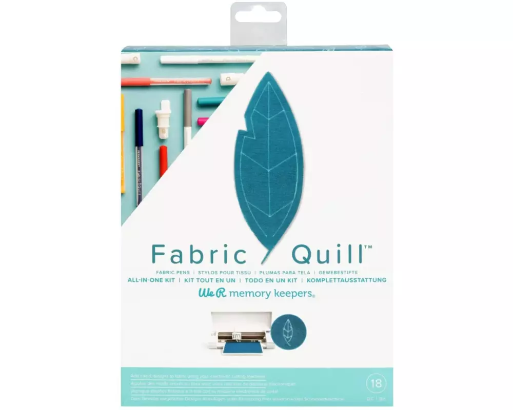 We R Memory Keepers Stifteset Fabric Quill 14 Stücke, Inklusive Adapter