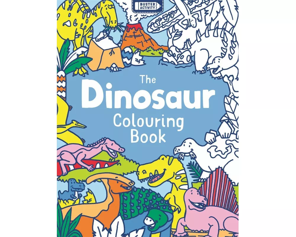 The Dinosaur Colouring Book