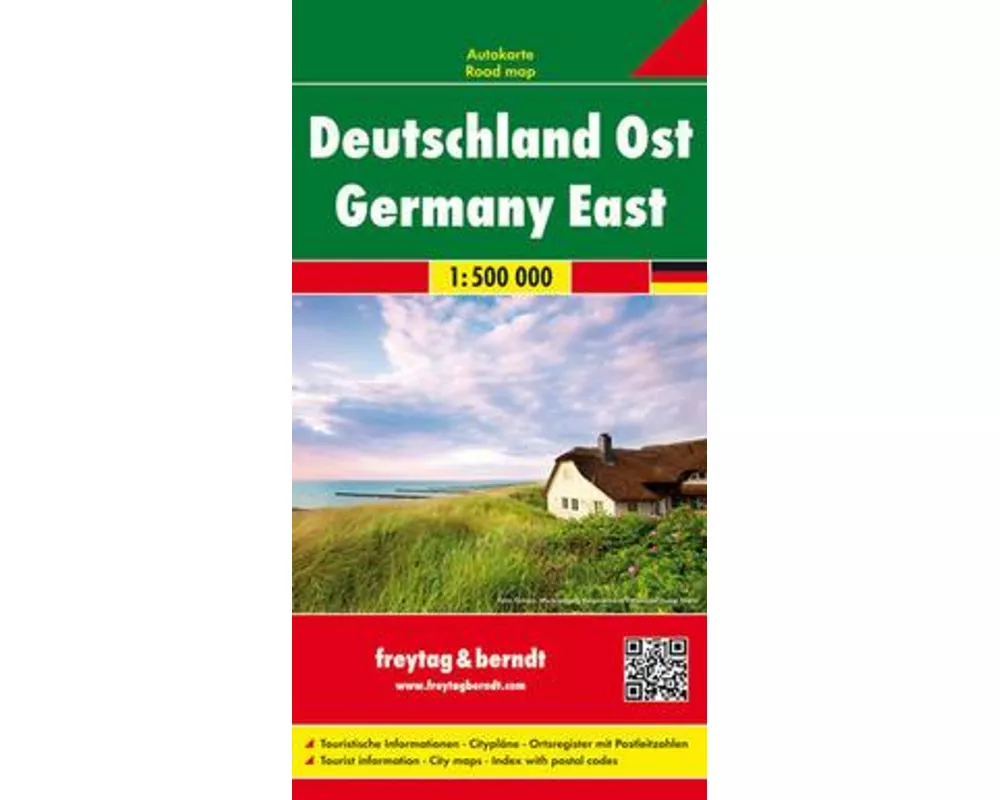 Deutschland Ost, Autokarte 1:500.000
