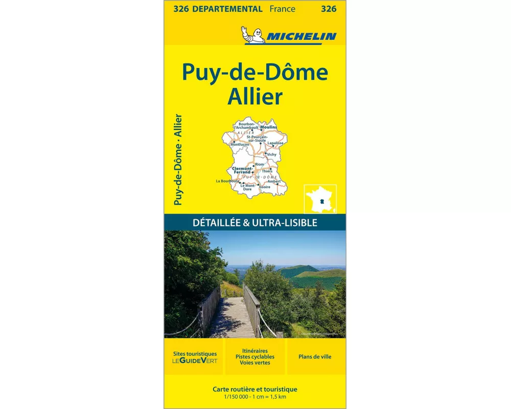 Michelin Auvergne - Zentralmassiv