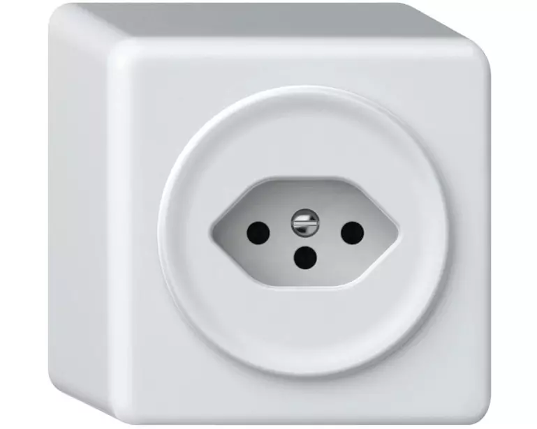 Hager Steckdose ORIGIN AP-Steckdose 1xT13 QuickConnect ws
