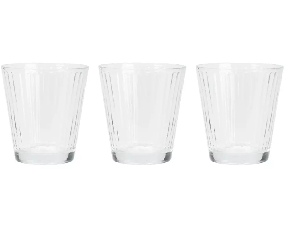 FURBER Trinkglas 230 ml, 3 Stück, Transparent