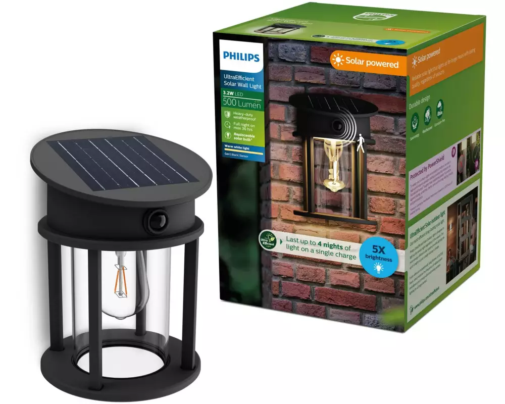 Philips Geri Wand Solar UE RD 2700K anthrazit