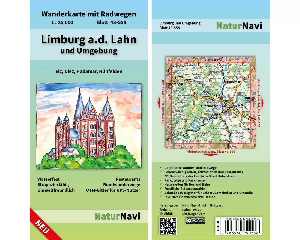 Limburg a.d. Lahn und Umgebung 1 : 25 000, Blatt 43-558