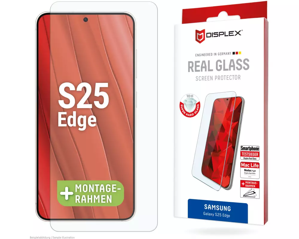 Displex 02104 Display-/Rückseitenschutz für Smartphones Klare Bildschirmschutzfolie Samsung 1 Stück(e)