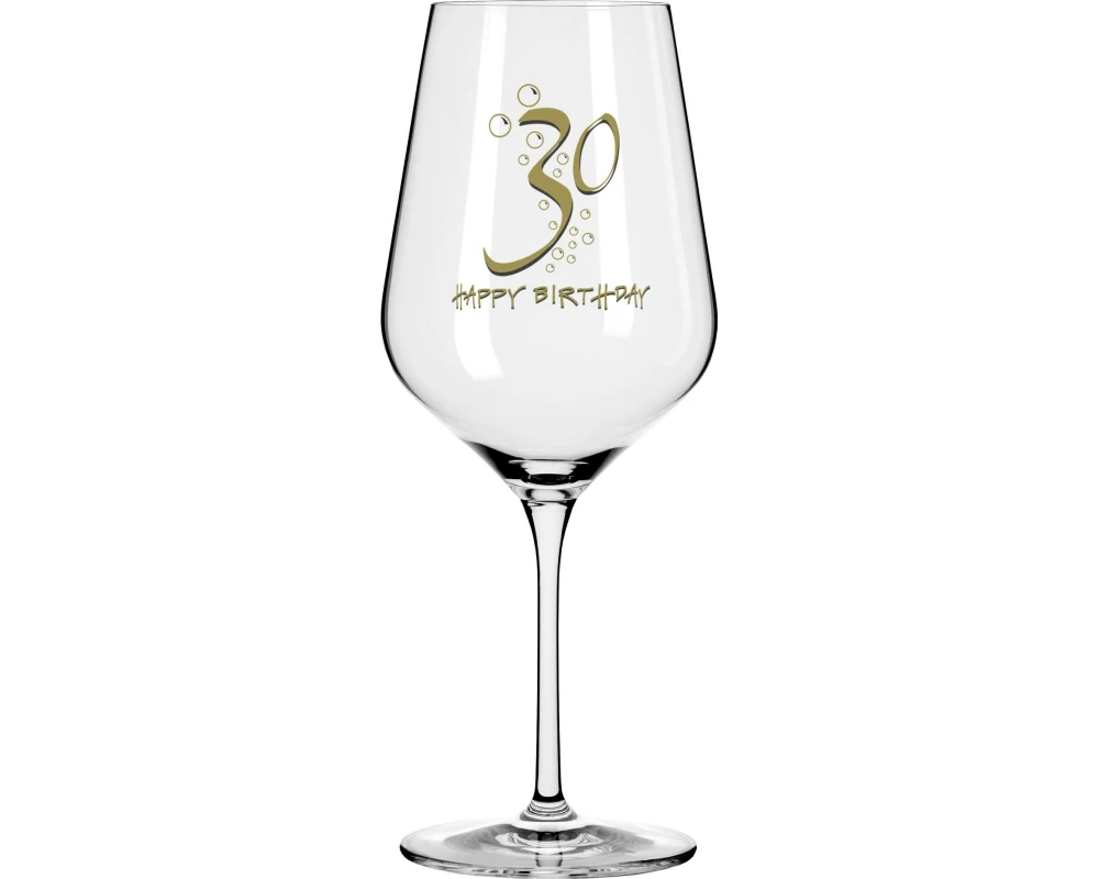 Wate Weinglas Happy Birthday "30"