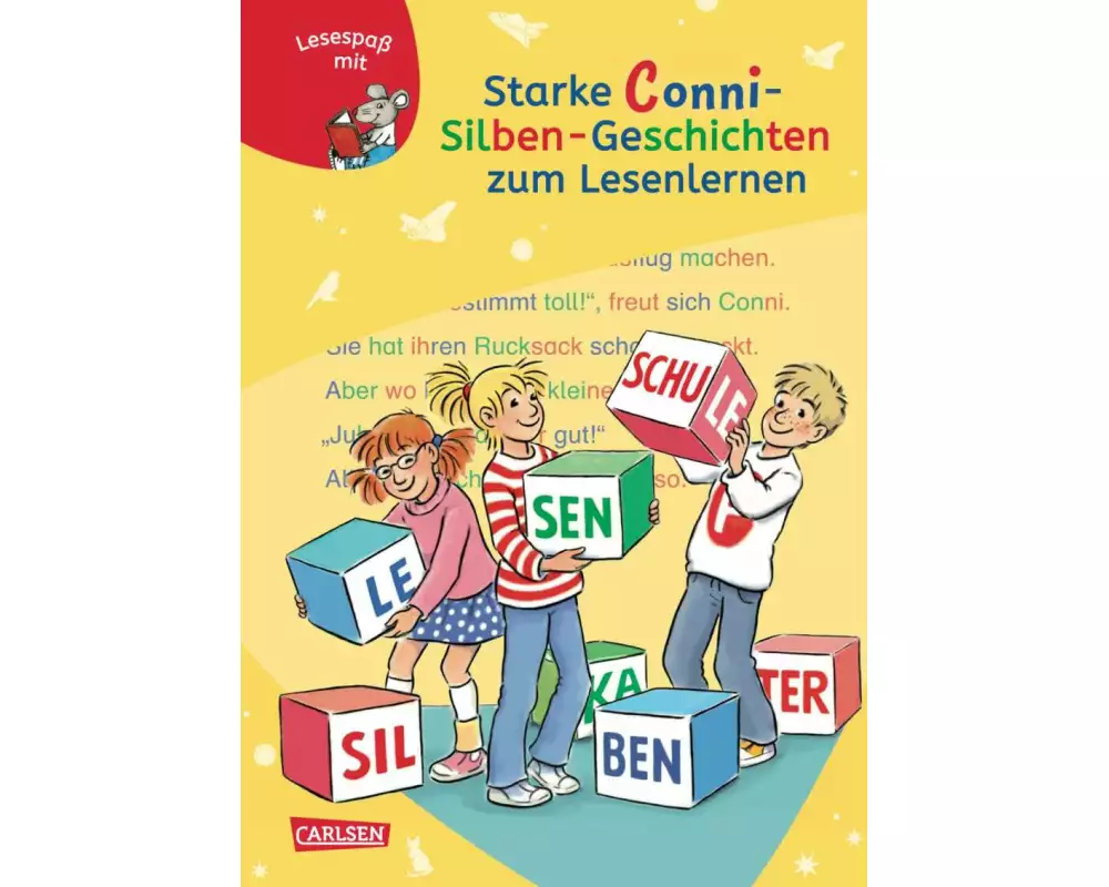 LESEMAUS zum Lesenlernen Sammelbände: Starke Conni Silben-Geschichten zum Lesenlernen