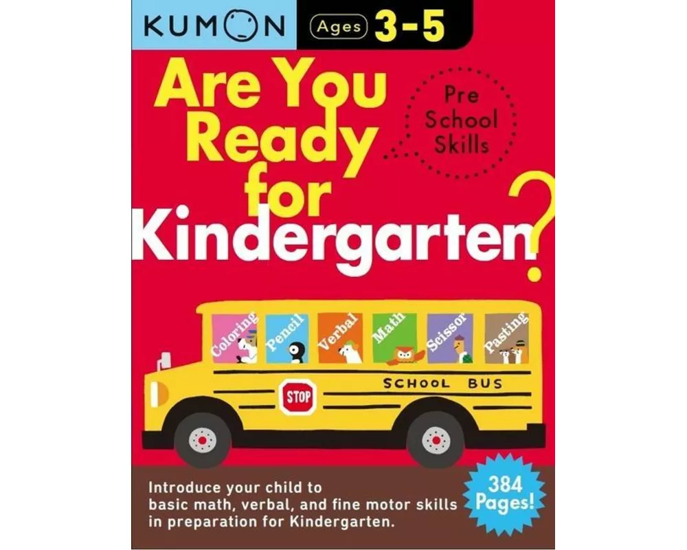 Kumon Are You Ready for Kindergarten Preschool Skills