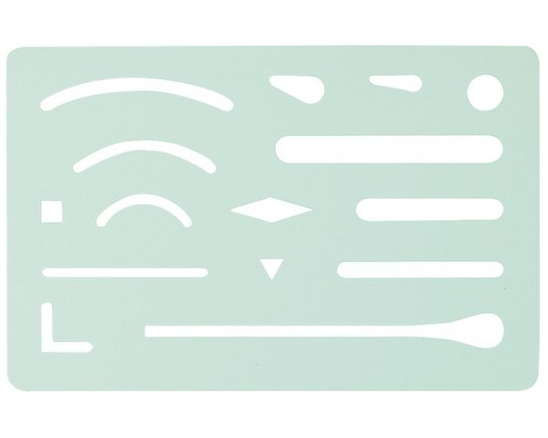 ECOBRA Radierschablone 760200 60x93x0.1mm