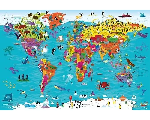 Collins Children’s World Wall Map