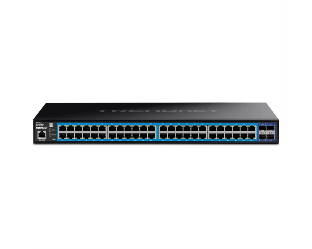 TRENDnet TEG-3524S 52 Port Switch, Gigabit Web Smart mit 10G SFP+ Slots