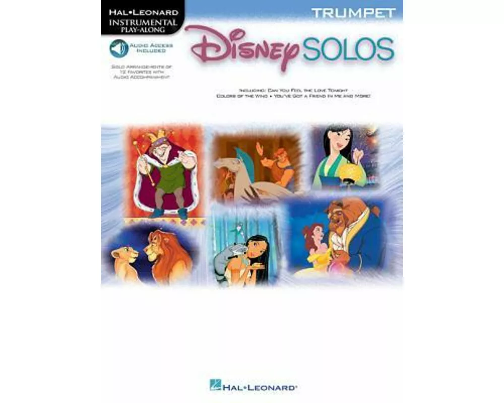 Disney Solos - Instrumental Solos for Trumpet (Book/Online Audio)