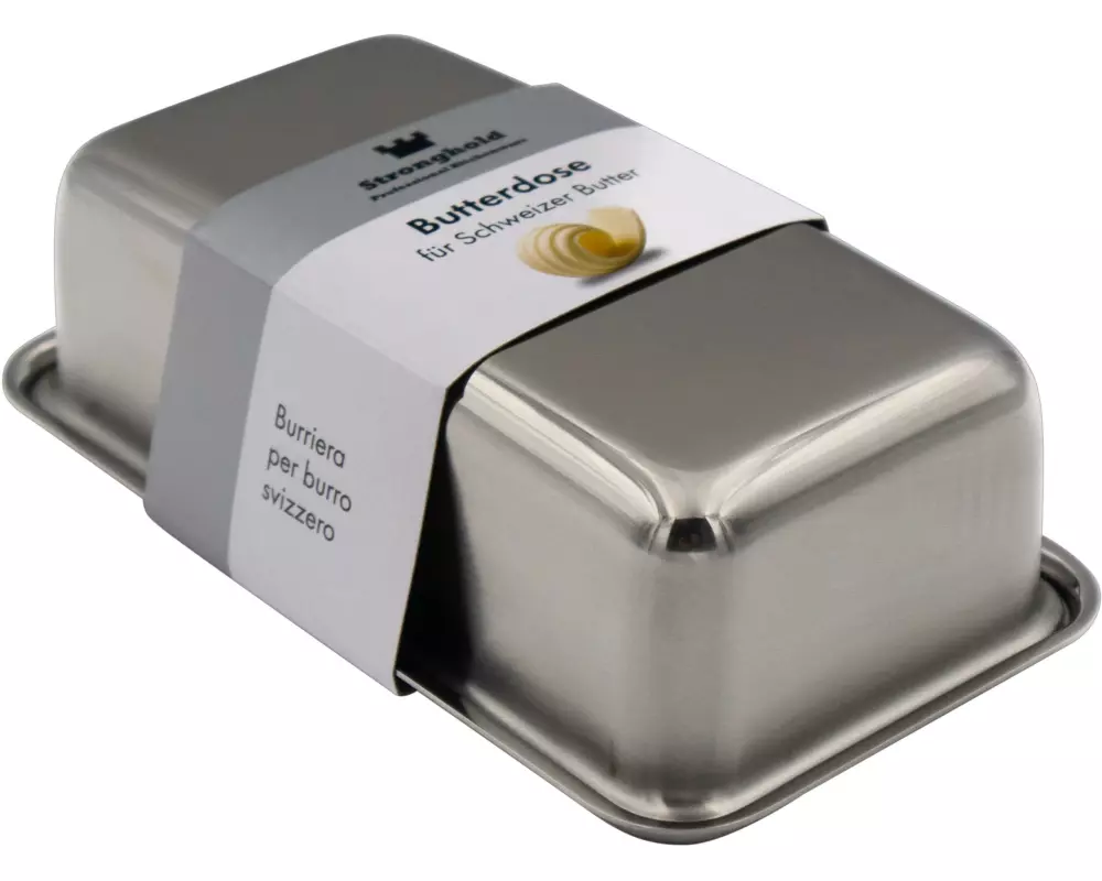 Stronghold Butterdose für CH Butter Silber