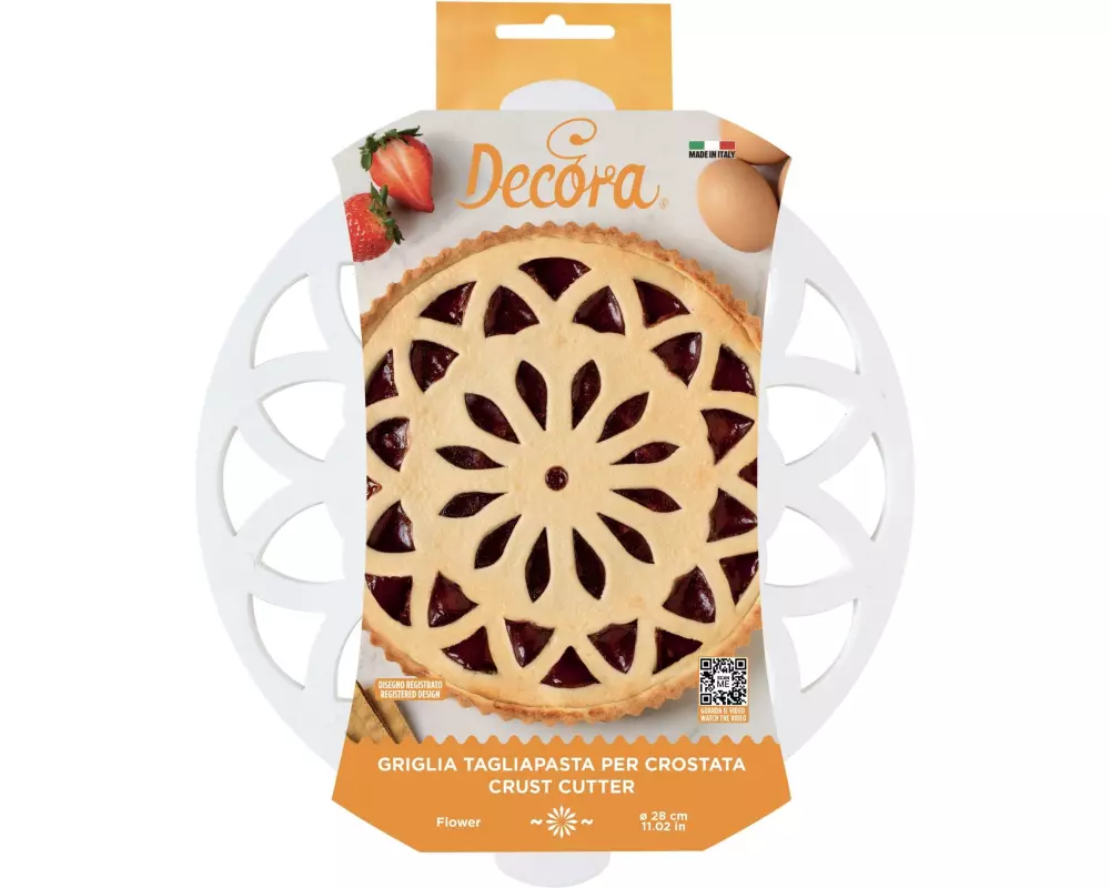 Decora Teigschneidegitter FLOWER Keine Angabe/Weiss