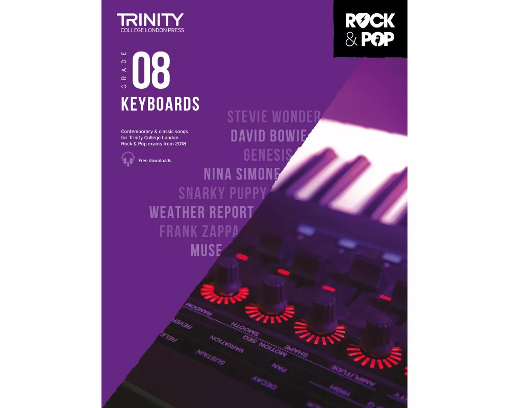 Trinity College London Rock & Pop 2018 Keyboards Grade 8