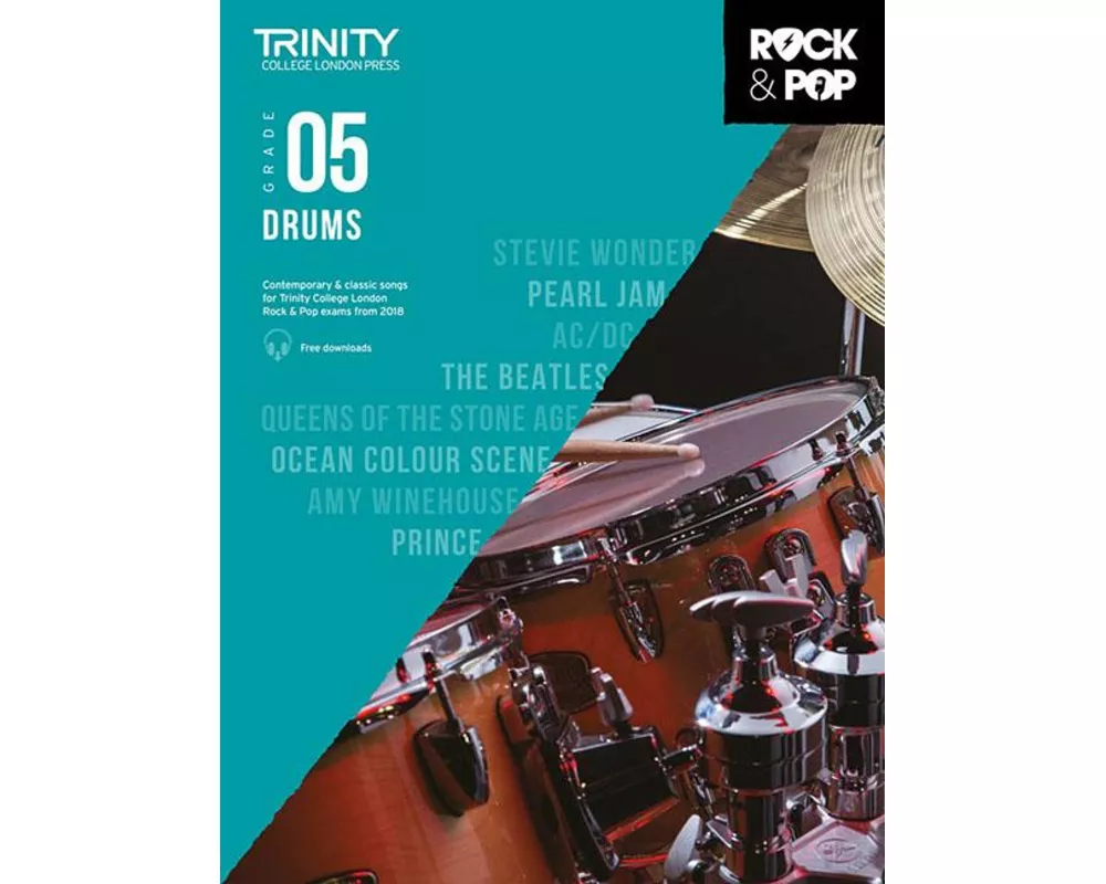 Trinity Rock & Pop 2018 Drums - Book/Online Audio