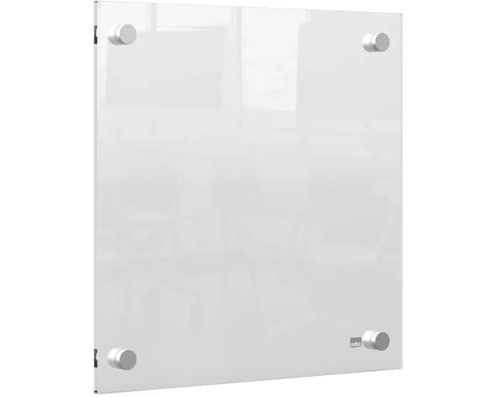 Nobo Acryl-Notiztafel Zur Wandmontage 30 cm x 30 cm, Transparent