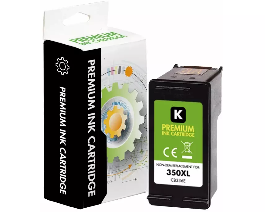 STATIC Ink cartridge compatible with HP CB336EE 350XL black remanufactured 1.000 pages