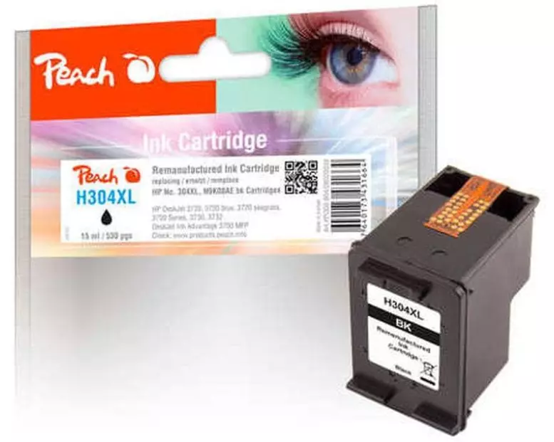 Peach Tinte HP Nr. 304XL (N9K08AE) Black