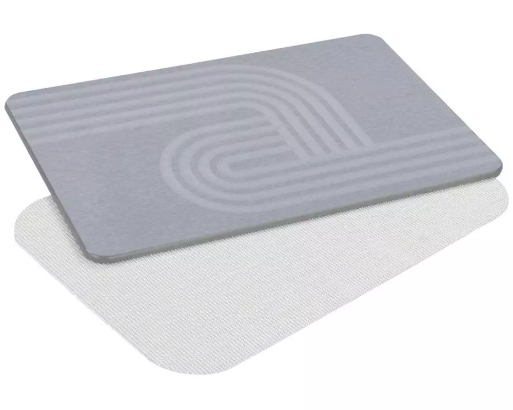 Wenko Badteppich Manhattan 39 x 60 cm, Grau