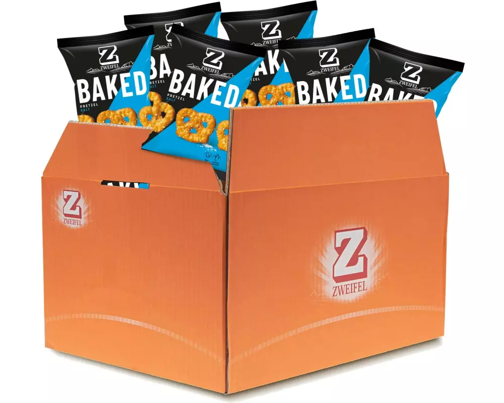 Zweifel Baked Pretzel Salt 24 x 40 g