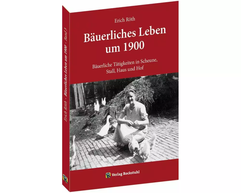 Bäuerliche Tätigkeiten in Scheune, Stall, Haus und Hof