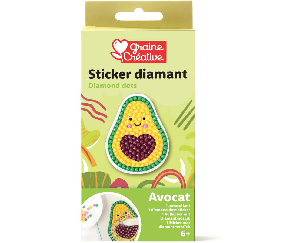 GRAINE CREATIVE Diamond Sticker GC-750271 Avocado