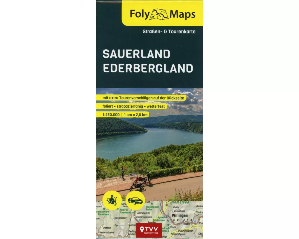 FolyMaps Sauerland Ederbergland 1:250 000
