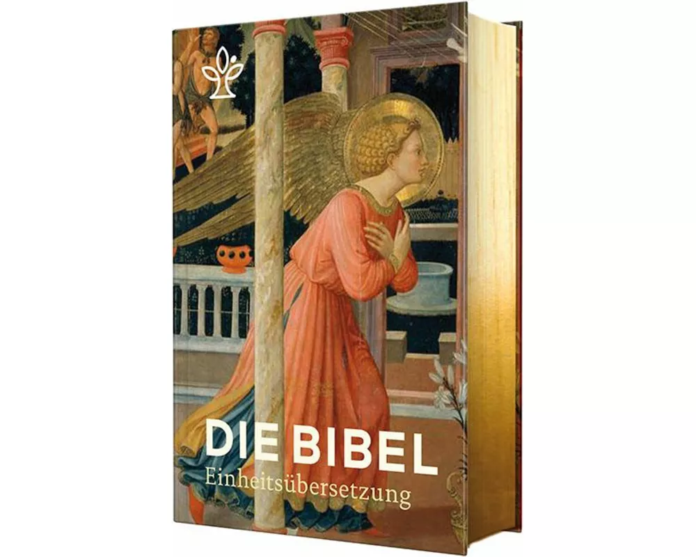Die Bibel mit Bildmotiven von Engeln