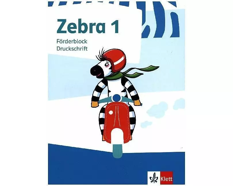 Zebra 1. Förderblock in Druckschrift Klasse 1