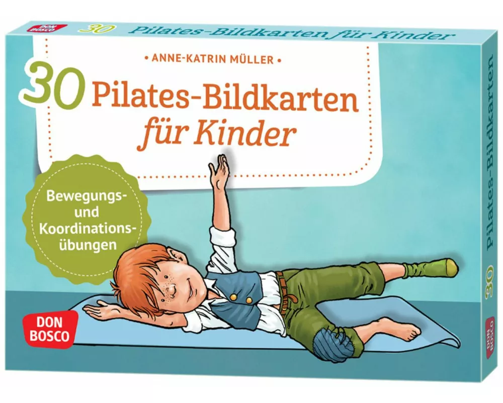 30 Pilates-Bildkarten für Kinder