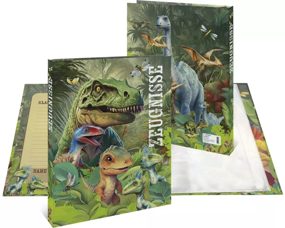 HERMA Zeugnismappe Karton Dino World 1 Stück