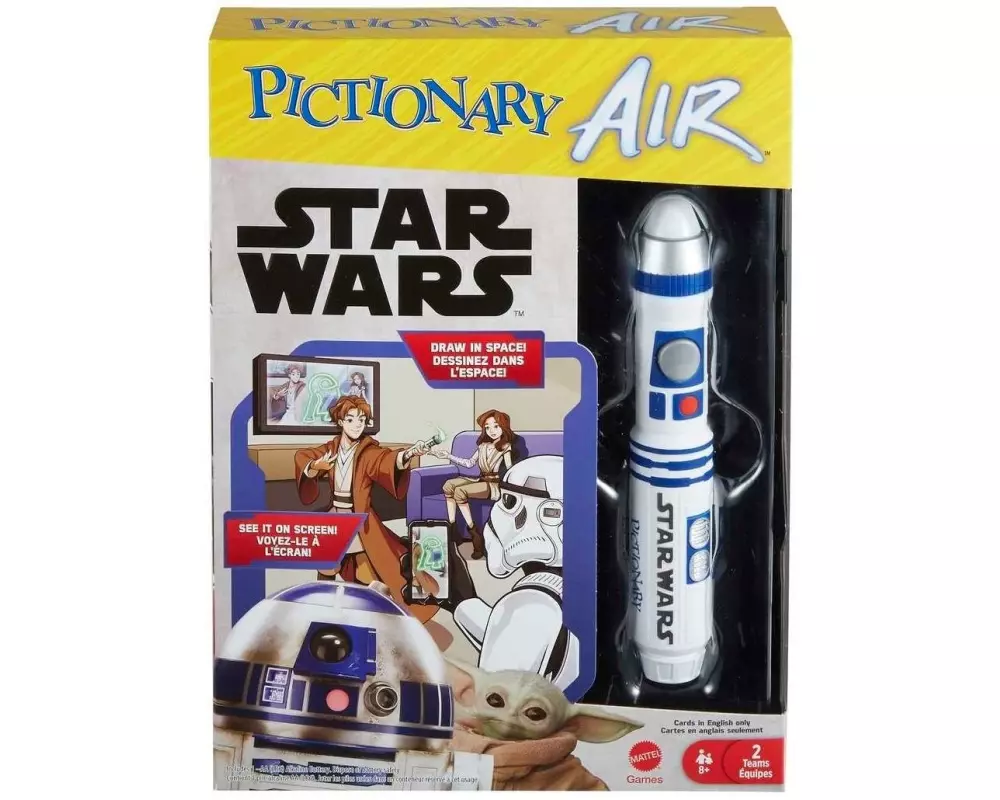 Mattel Spiele Familienspiel Pictionary Air Star Wars -FR-