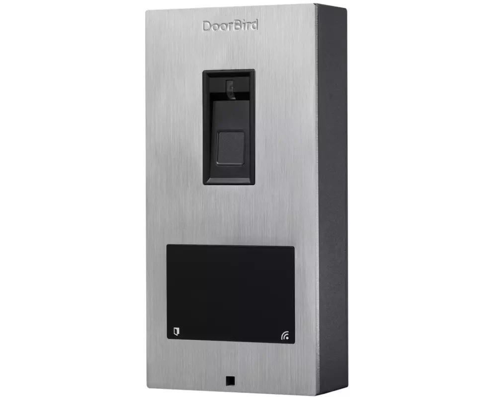 Doorbird IP Türstation Fingerprint 50 Aufputz, Edelstahl V2A